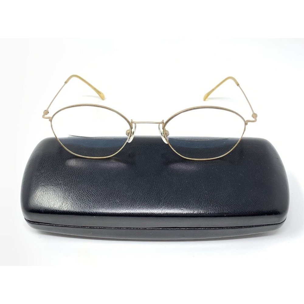 Organix Eyeglasses FRAMES 095 Gold 46 [] 19 135 JAPAN Light Weight Half Rim